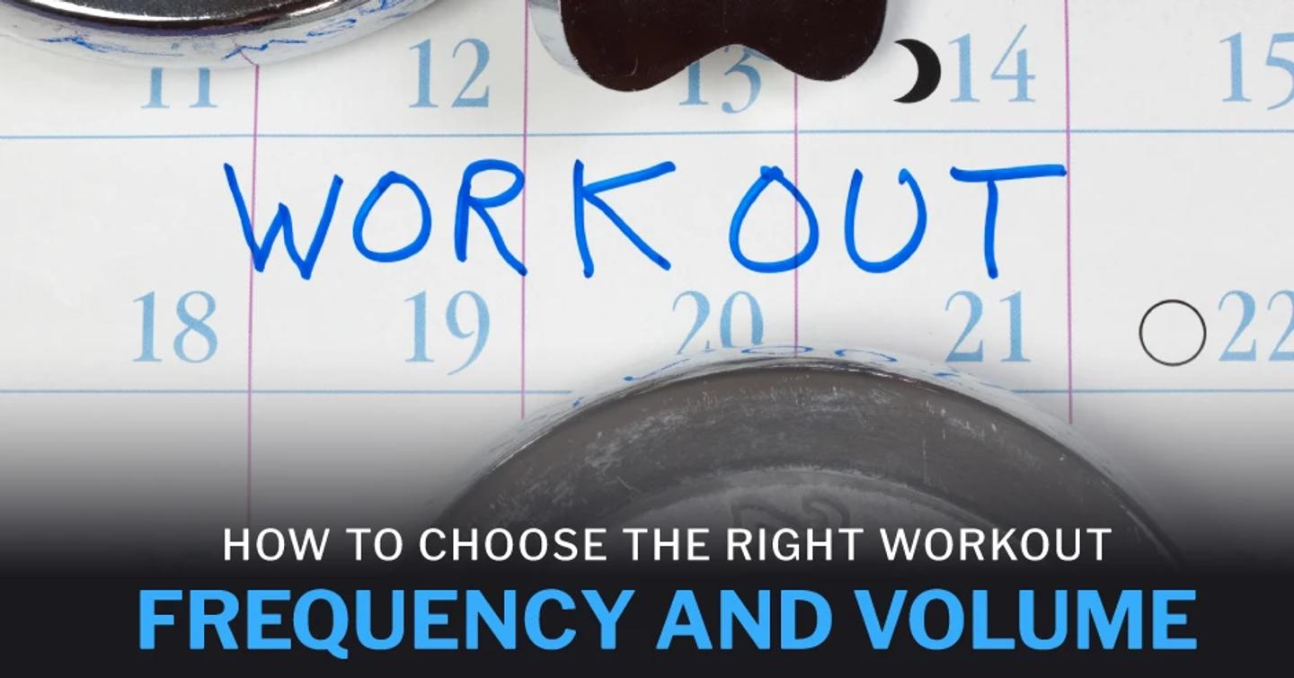 How to Choose the Right Frequency and Volume for Workouts