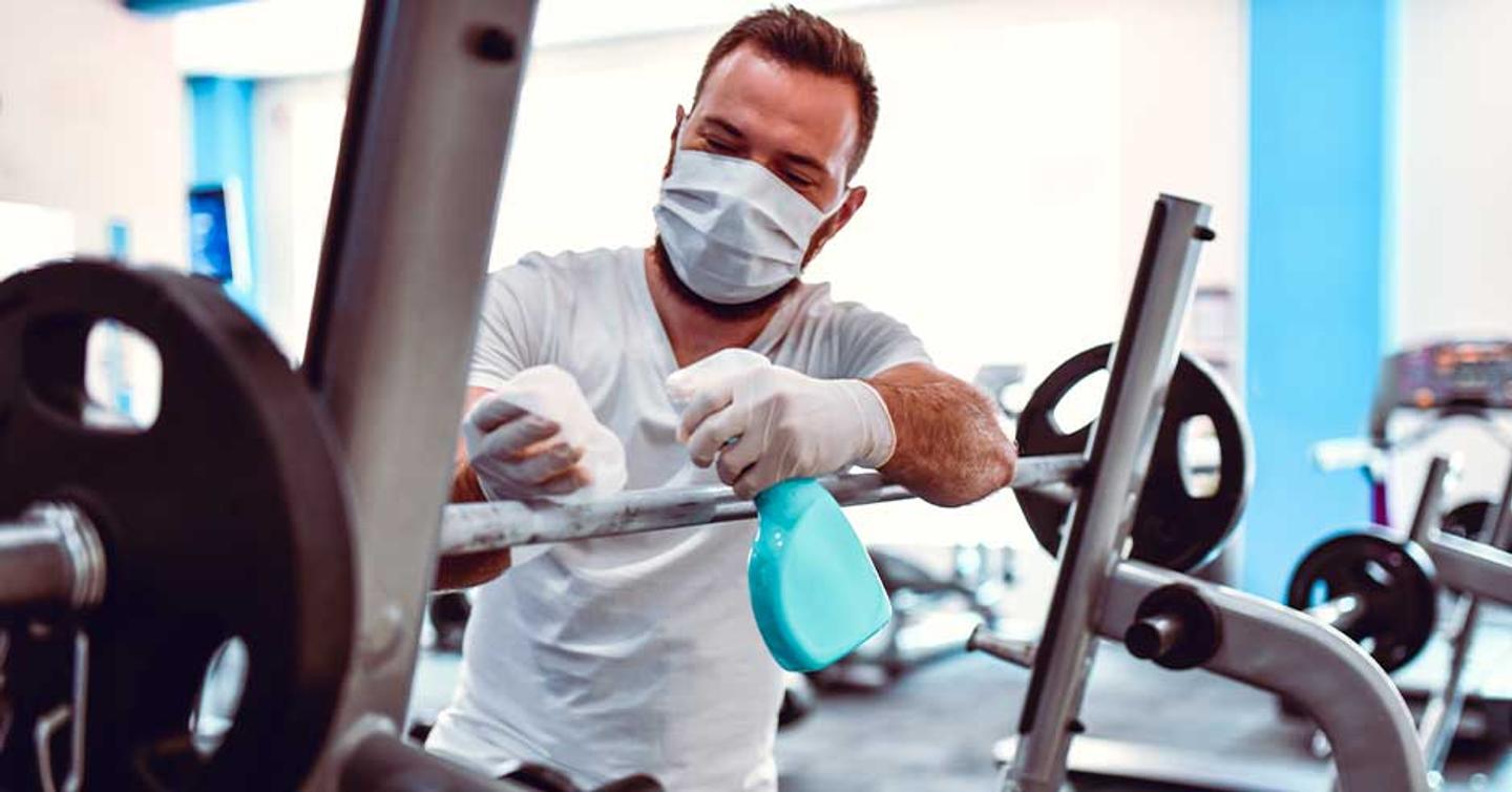 ISSA, International Sports Sciences Association, Certified Personal Trainer, Disinfect, Clean Gym, Top Ways to Ensure a Safe and Clean Fitness Environment