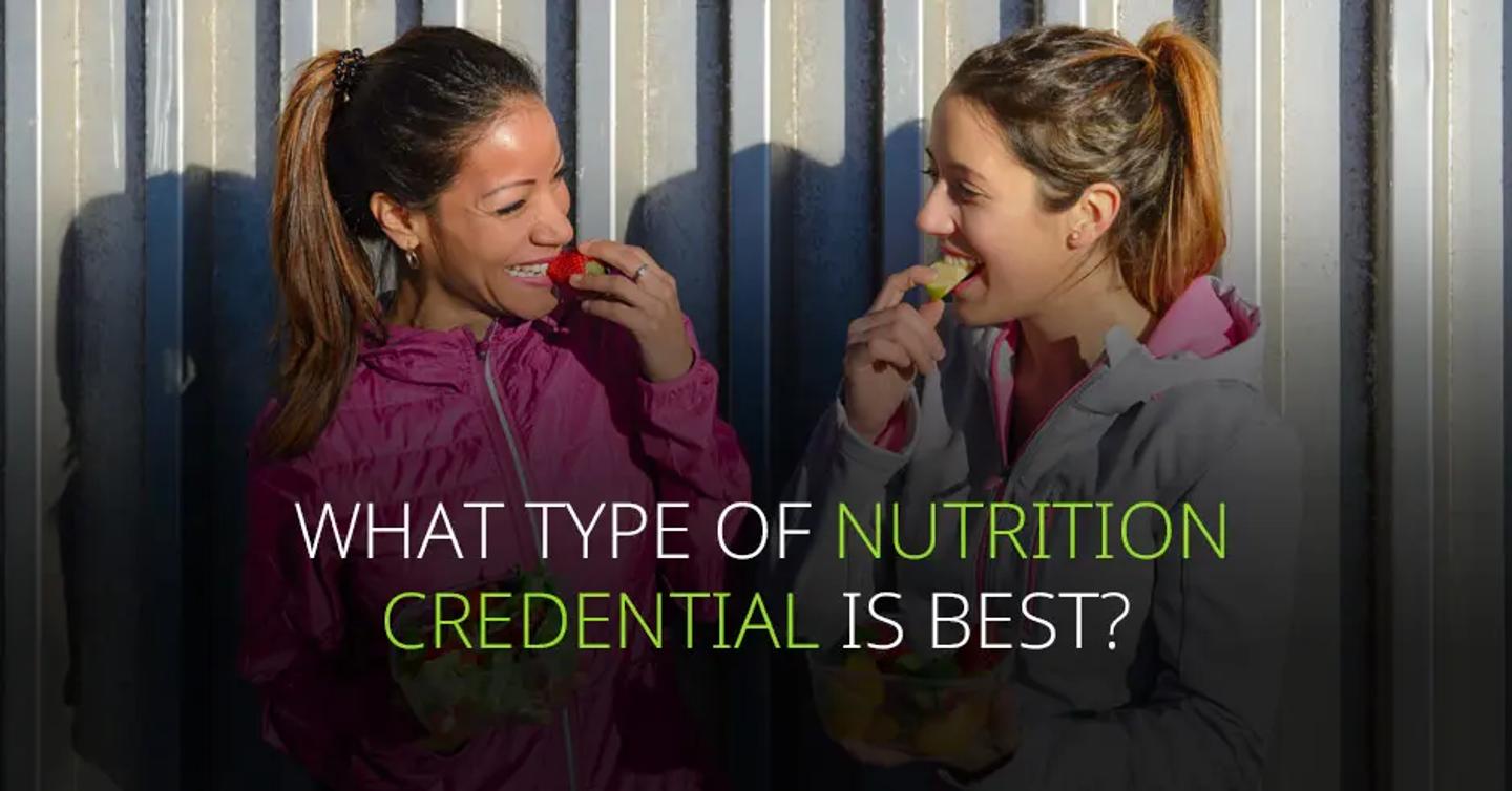 Cert VS Degree: What Type of Nutrition Credential is Best?
