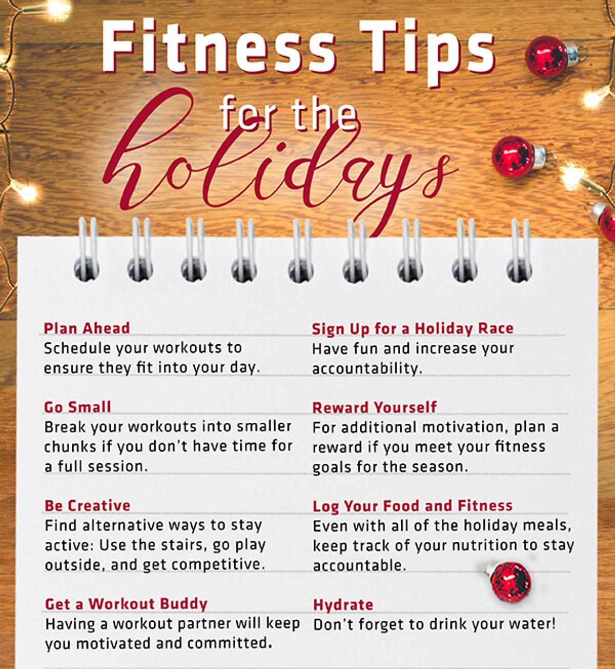 Fitness Tips for the Holidays Infographic