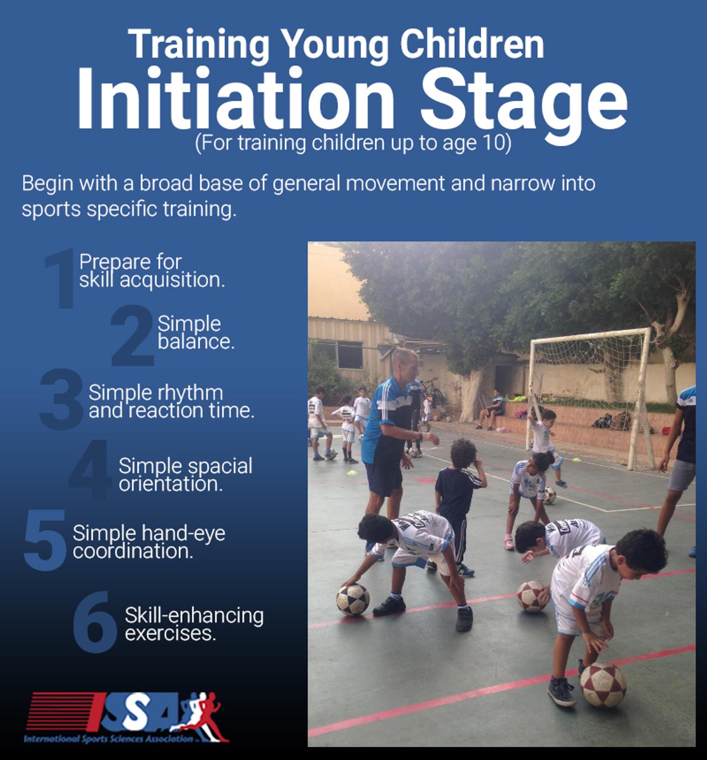 ISSA, International Sports Sciences Association, Certified Personal Trainer, ISSAonline, Youth Fitness, Training Young Children - Initiation Stage