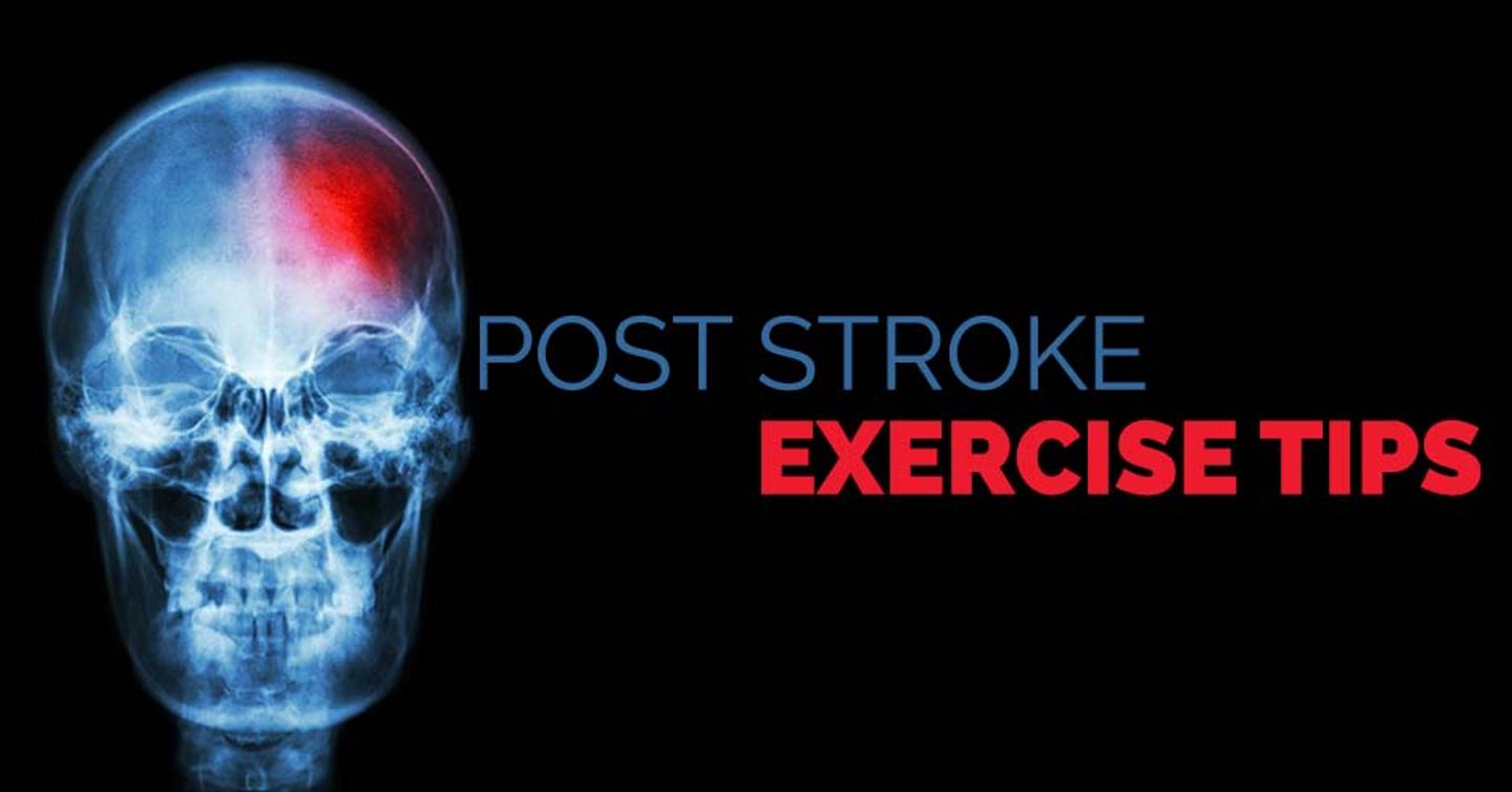 How does exercise help stroke victims?