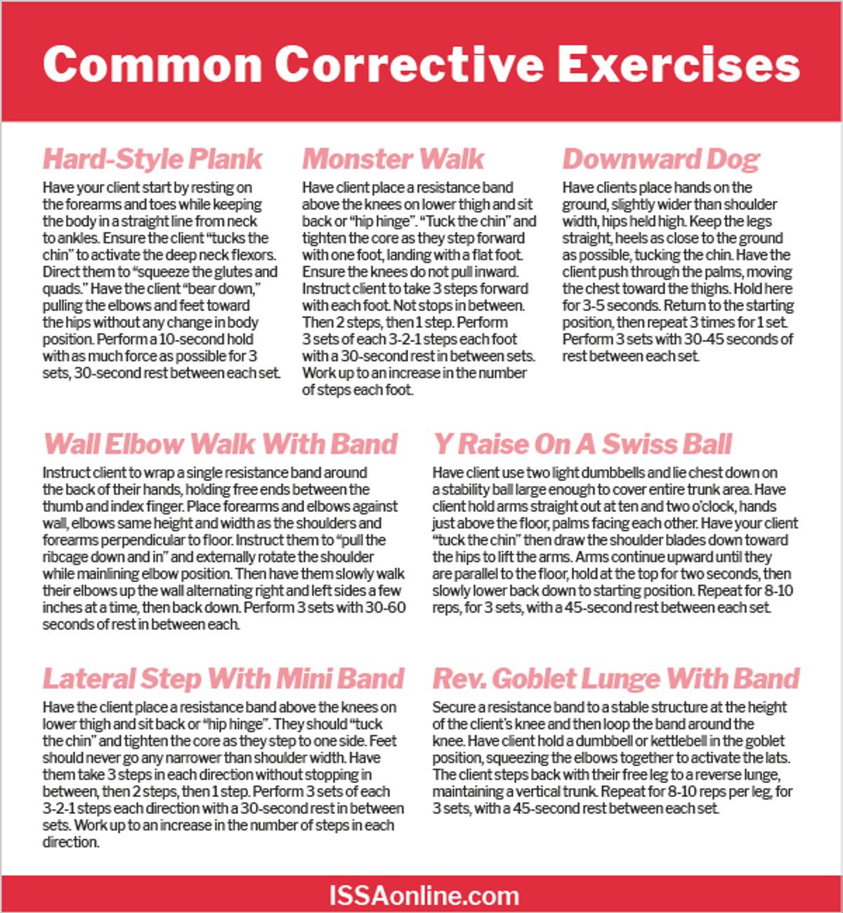 Corrective Exercise for Functional Fitness Handout