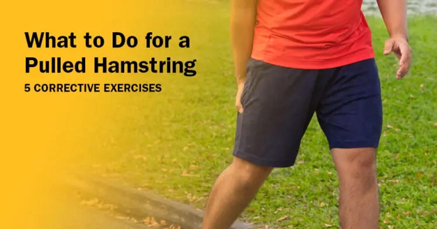 A pulled hamstring can be incredibly painful. Here are a few exercises that can help, as well as when you should see a doctor for your hamstring injury.