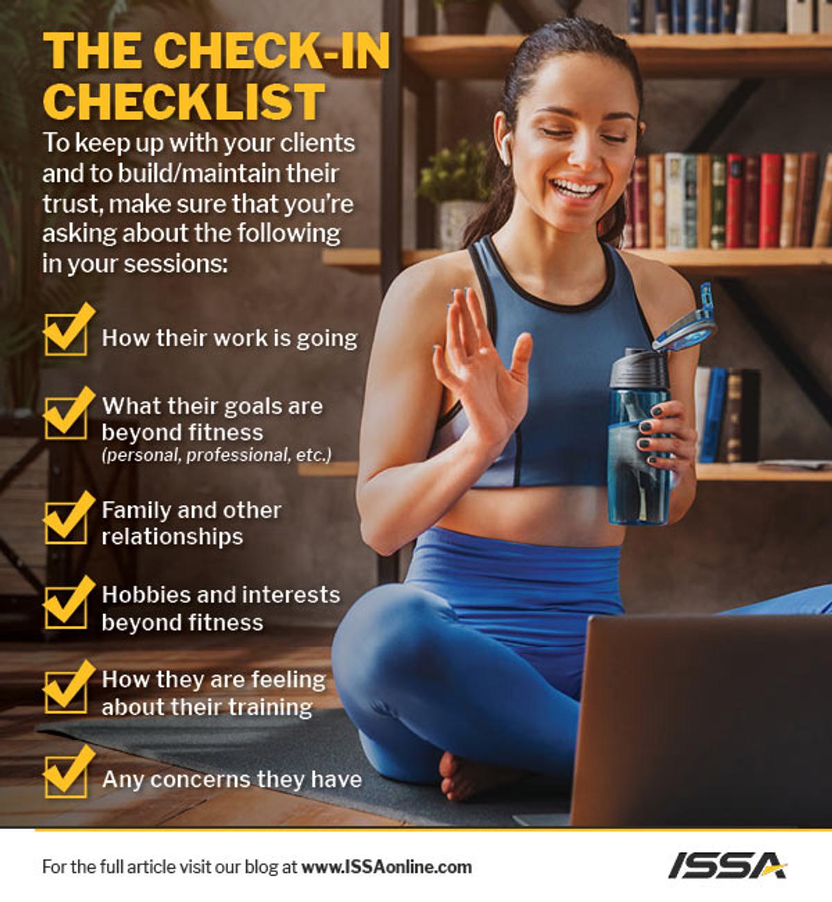 ISSA, International Sports Sciences Association, Certified Personal Trainer, ISSAonline, How to Build Better Relationships with Your Fitness Clients, infographic, handout
