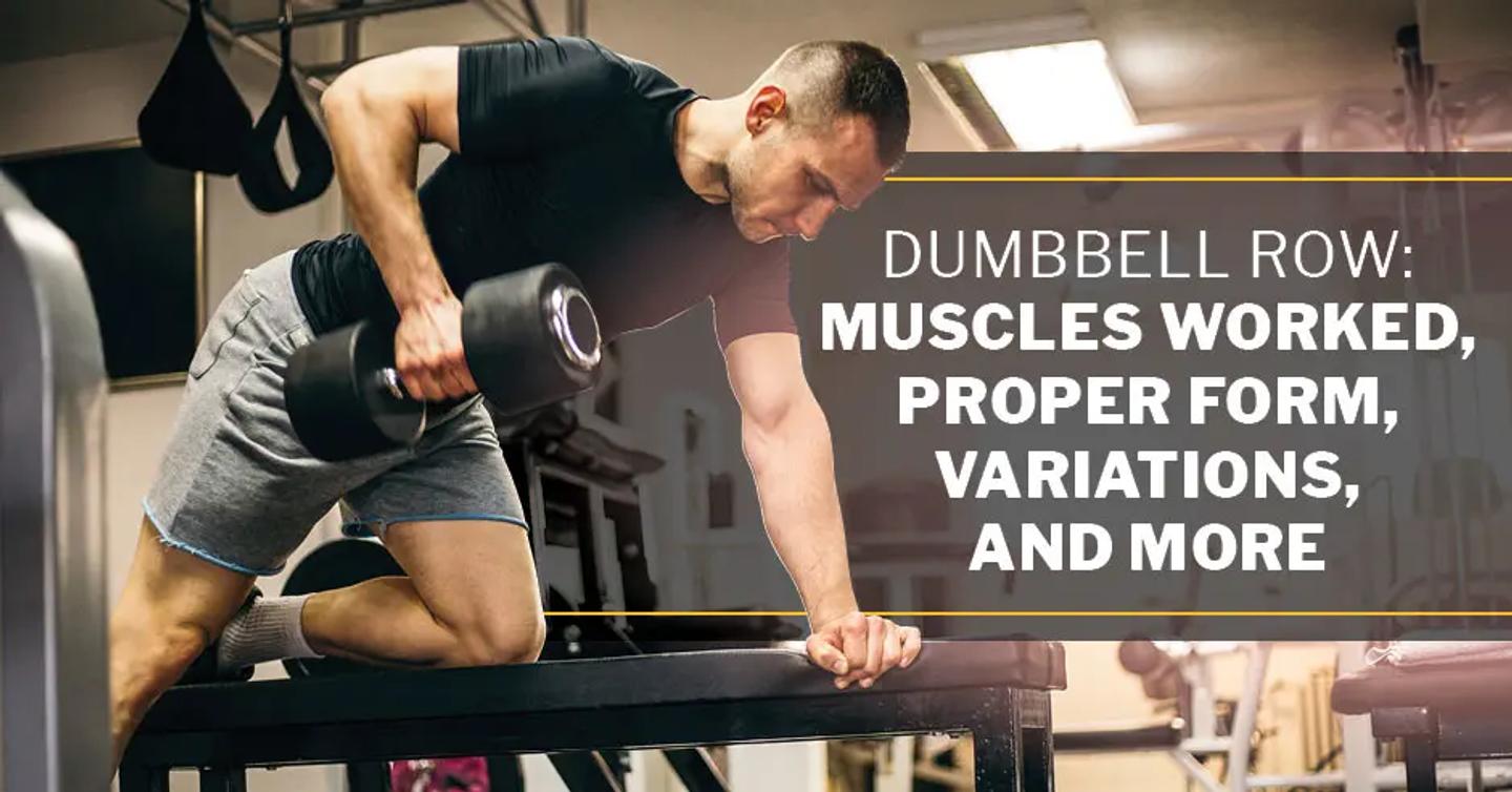 Dumbbell Row: Muscles Worked, Proper Form, Variations & More