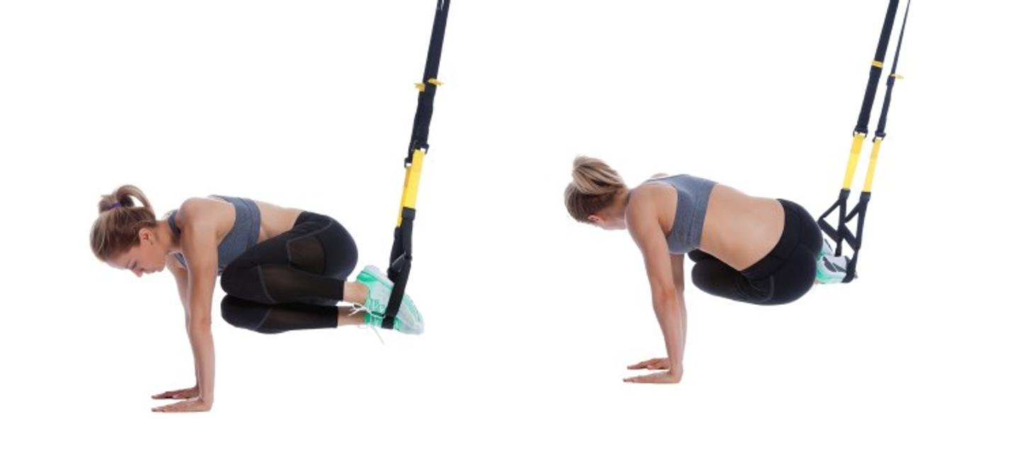 ISSA, International Sports Sciences Association, Certified Personal Trainer, ISSAonline, ISSA x TRX: Best TRX Exercises to Enhance Your Training Knee Tucks