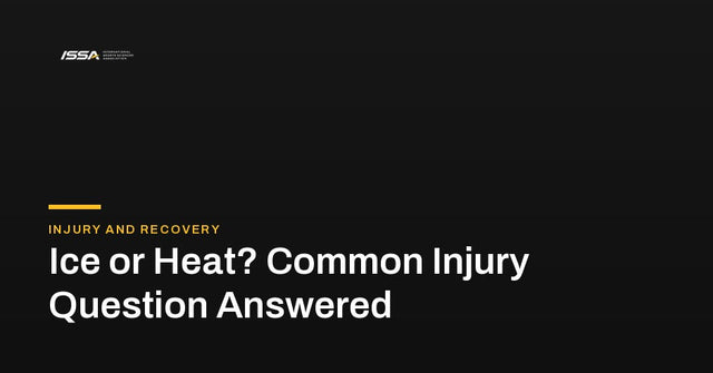 Ice or Heat? Common Injury Question Answered