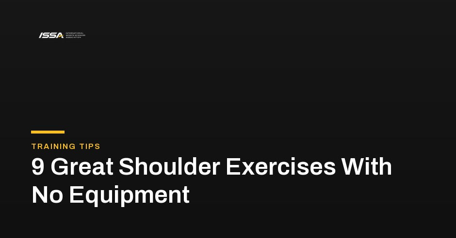 A person performing a pike push-up on a mat, building the shoulders with no equipment.