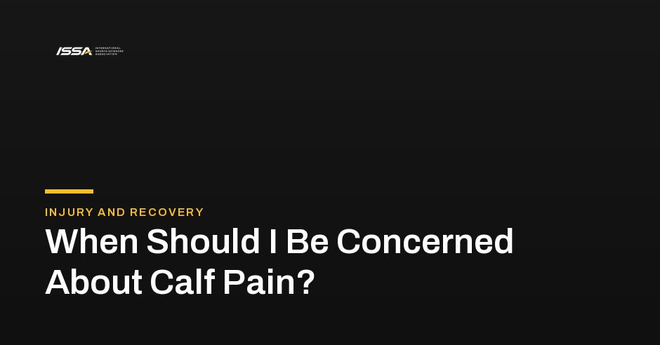 Calf Pain guide hero, ISSA