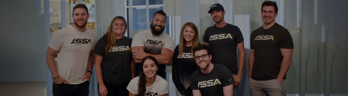 ISSA team members in ISSA t-shirts